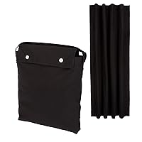 Amazon Basics Portable Window Blackout Curtain Shade with Suction Cups for Travel, 1-Pack, 50