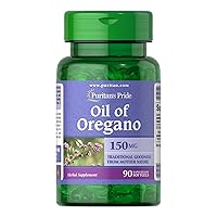 Puritan's Pride Oil of Oregano 150 mg-90 Softgels