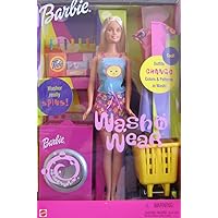 Barbie Wash 'N Wear Doll w Color Change Outfits (2000)
