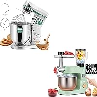 Huanyu Commercial Stand Mixer 3 In 1 Multifunctional Food Mixing Machine and Huanyu 9 in 1 Stand Mixer Multifunctional Electric Kitchen Mixer Bundle