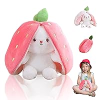 Attatoy E-Girl Bunny Plush, Anime Goth Stuffed Animal for Teens