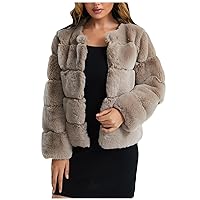 Women's Coats Autumn And Winter Plush Long Sleeve Warm Cardigan Coat, S-2XL