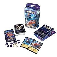 Ravensburger Disney Lorcana TCG: Ursula's Return Starter Deck - Sapphire & Steel for Ages 8 and Up