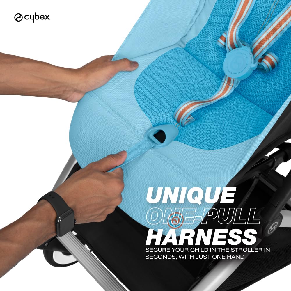 Cybex Orfeo Ultra-Lightweight Travel Stroller Ocean Blue