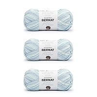 Bernat Softee Cotton Refresh Yarn - 3 Pack of 120g/4.25oz - Nylon - 3 DK (Light) - 254 Yards - Knitting, Crocheting & Crafts