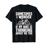 Funny Cycling Art For Men Women Kids Bike Rider Track Racing T-Shirt