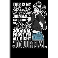 This Is My Fight Journal - Melanoma Skin Cancer Treatment Planner / Journal: Undated 12 Months Treatment Organizer with Important Informations, Appointment Overview and Symptom Trackers