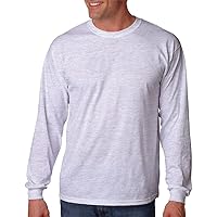 Gildan - Heavy Cotton Long Sleeve T-Shirt - 5400, Ash, 3X-Large