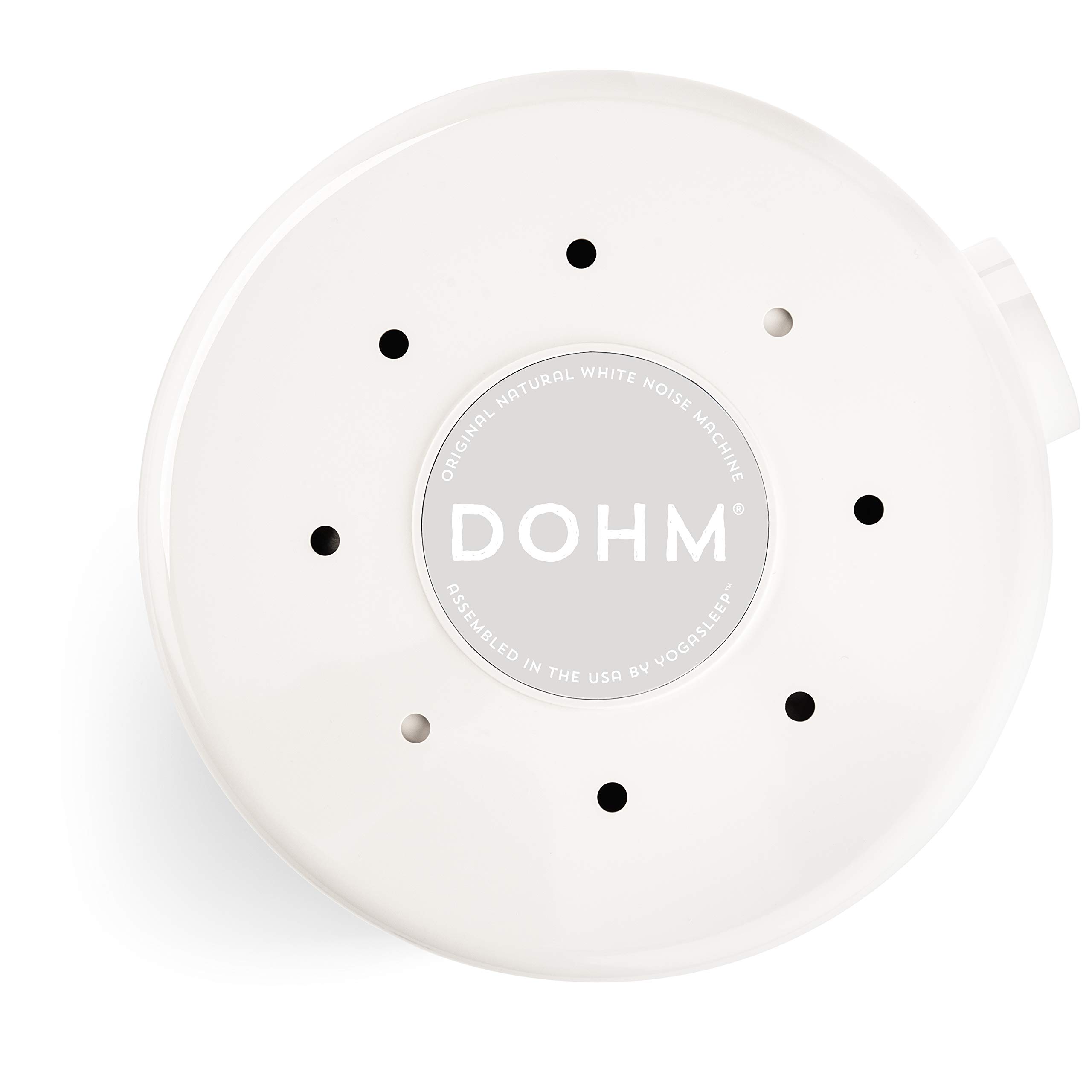 Yogasleep Dohm Classic (White) The Original White Noise Sound Machine, Soothing Natural Sounds from a Real Fan, Sleep Therapy for Adults & Baby, Noise Cancelling for Office Privacy & Meditation