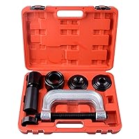DAYUAN Ball Joint Press & U Joint Removal Tool Kit with 4x4 Adapters for Most 2WD and 4WD Cars and Light Trucks