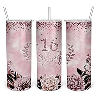 16 Birthday Gifts For Women Queens Are Born In 2008 Unique Skinny Tumbler Gift Idea Personalized Name 20oz 30oz