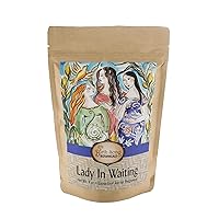 Birth Song Botanicals Organic Lady in Waiting Red Raspberry Morning Sickness Tea, Herbal Pregnancy Supplement, 40 Count Bag