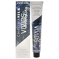 Pravana ChromaSilk Vivids Everlasting Permanent - Bewitching Blue Unisex Hair Color, 3.04 Fl Oz (Pack of 1)