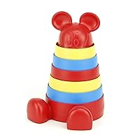 Green Toys Disney Baby Exclusive - Mickey Mouse Stacker, Red
