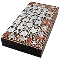 The 19'' Magic Star Backgammon Turkish Premium Board Game Set