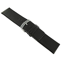 Morellato 30mm Genuine Leather Flat Unstitched Square Tip Brown Watch Band Strap