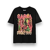 Bratz Womens T-Shirt | Y2K Bling Short Sleeve Graphic Tee | Classic Doll Chrome Relaxed Fit Apparel Top