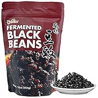 Apexy Fermented Black Beans, Douchi, 16oz