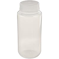 United Scientific™ 33309 | Laboratory Grade Polypropylene Wide Mouth Reagent Bottle | Designed for Laboratories, Classrooms, or Storage at Home | 500ml (16oz) Capacity | Pack of 12