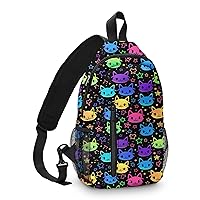 Sling Bag Travel Crossbody Backpack One Shoulder Pack Hiking chest Daypack for Women Waterproof Adjustable