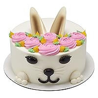 DecoSet® Pet Creations Cake Topper, Adorable 5 Piece Animal Cake Decoration For Birthdays And Celebrations - Cat, Dog, Rabbit, Llama, Sheep