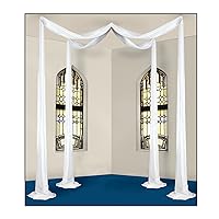 Elite Collection Celebration Canopy (white; covers approximately 32 sq. ft.) Party Accessory (1 count) (1/Pkg)