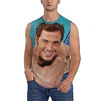 William Levy Men's Quick Dry Breathable Sports Tank Tops Sleeveless Shirts for Beach Running Workout