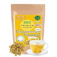 Hida Beauty Dried Chrysanthemum flower tea Whole Flowers Premium 1.76 oz Natural Flavor