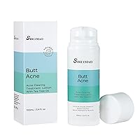 Butt Acne Clearing Treatment (3.5 OZ), Bum Acne Treatment for Clearing Acne, Pimples, Blackheads, Zits and Razor Bumps for the Buttocks and Thigh Area