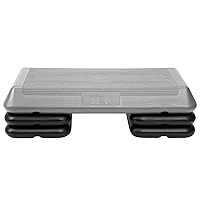 The Step Circuit Size Aerobic Platform, Circuit Size Steppers for Exercise with Risers for Adjustable Home Workout, Stair Stepper for Exercise and Home Gym