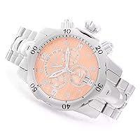 Invicta Venom Chronograph Rose Dial Stainless Steel Mens Watch 17631