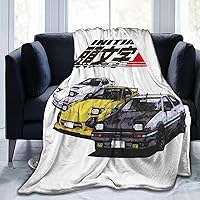 Anime Initial D Blanket Ultra Soft Micro Fleece Air Conditioner for Bed Couch Living Room Decoration 40