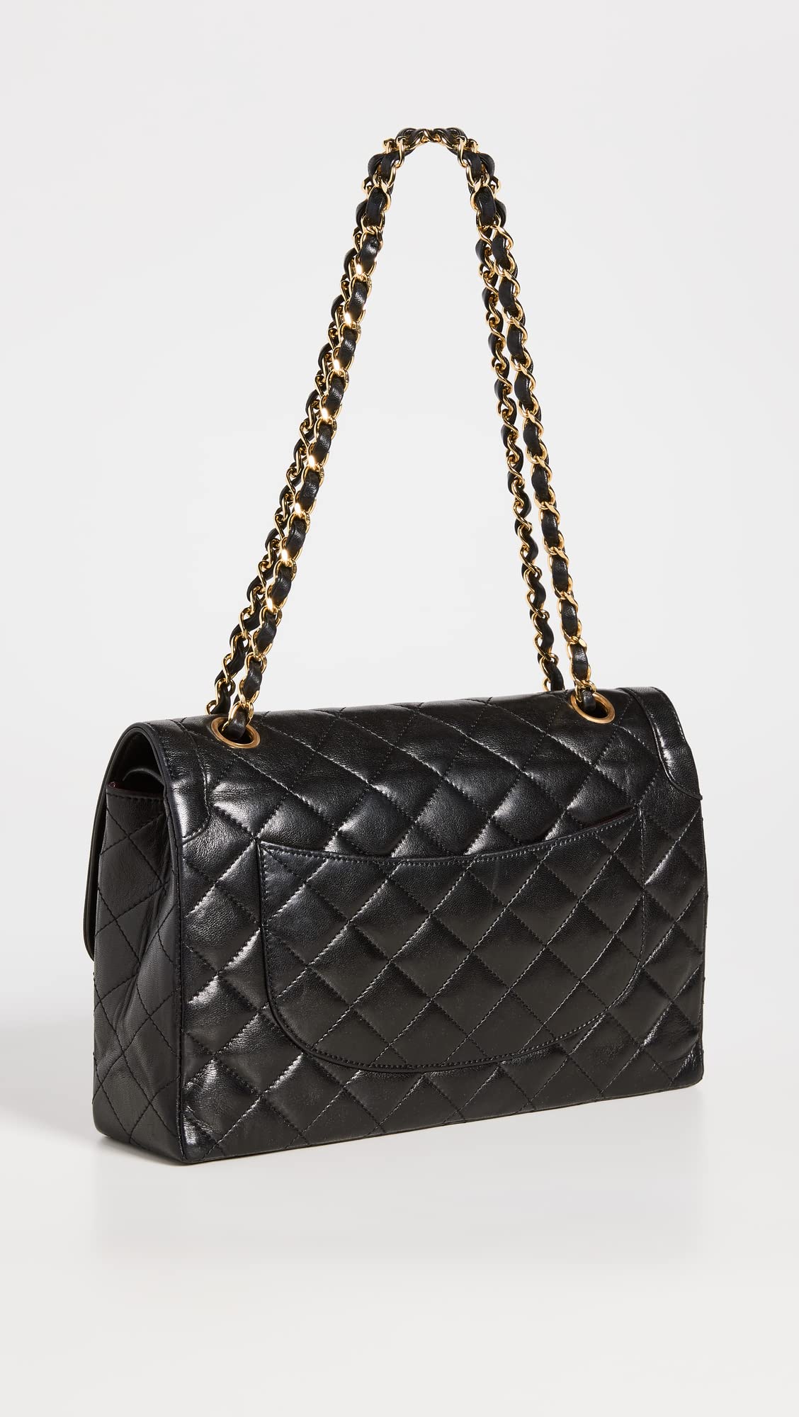 CHANEL Women's Pre-Loved Black Paris Shoulder Bag