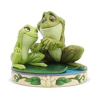 Enesco Disney Traditions by Jim Shore The Princess and The Frog Tiana and Naveen Figurine- Resin Hand Painted Collectible Decorative Figurines Home Decor Sculpture Shelf Office Statue Gift, 4.5 Inch