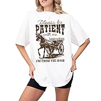 Please Be Patient with Me Shirt, I'm from The 1900s Shirt, Western Graphic Shirt, Throwback Shirt, Retro Shirt, Adult Humor Shirt, Funny Quote Shirt White