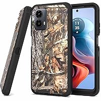 CoverON Rugged Designed for Motorola Moto G 5G (2024) Case, Heavy Duty Constuction Military Grade A Etched Grip Hybrid Rigid Armor Skin Cover Fit Moto G 5G 2024 Phone Case - Camo