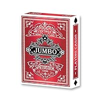 Springbok Vintage Red Jumbo Print Playing Cards Deck