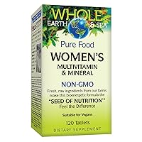 Women's Multivitamin & Mineral, 1 Serving Contains Nutrition Equivalent to ½ lb of Veggies, 120 Count (Pack of 1)