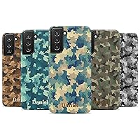 Custom Name Army Camo Case for Men, Personalized Name Case, Designed for Samsung Galaxy S24 Plus, S23 Ultra, S22, S21, S20, S10, S10e, S9, S8, Note 20, 10