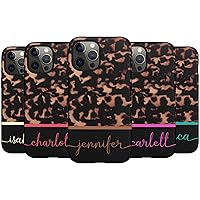 Custom Tortoise Shell Case, Animal Print Personalized Name Case, Designed ‎for iPhone 15 Plus, iPhone 14 Pro Max, iPhone 13 Mini, iPhone 12, 11, X/XS Max, ‎XR, 7/8‎ Plus