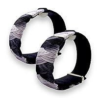Motion Sickness Anti-Nausea Bracelets- Adjustable Acupressure Bracelets- Great for Vertigo and Stress-S et of 2 - Artisan Made- Bracelets Attach to Themselves (XLarge 10)