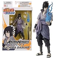 Anime Heroes 36902 Naruto Uchiha Sasuke-Action Figures, Gray, 15cm