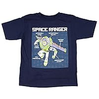 Disney Boys' Toy Story Shirt Buzz Lightyear Space Ranger Kids T-Shirt