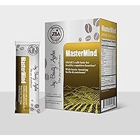 JBA Caffe Latte with Collagen, With Brain-Boosting Herbs & Nutrients, Promotes mental energy & focus, Supports cognition & memory, Encourages a peaceful, positive mood (Mastermind Smart Caffe Latte)