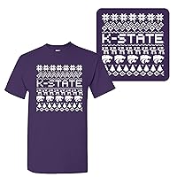 NCAA Holiday Ugly Sweater, Team Color T Shirt, College, University
