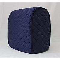 Navy Cover Compatible for Kitchenaid Stand Mixer, Tilt Head (Quilted Double Faced Cotton)