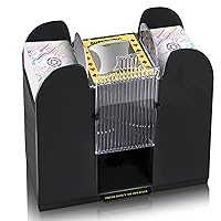 Nileole 6 Decks Automatic Card Shuffler, Battery-Operated for UNO,Phase10, Texas Hold'em, Poker, Home Card Games, Blackjack, Party Club