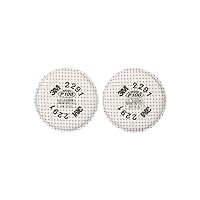 P100 Advanced Respirator Filter 2291, 1 Pair, Helps Protect Against Oil and Non-Oil Based Particulates, Mining, Shipbuilding, Abatement, Utilities