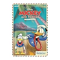 Super7 Disney W2 Hawaiian Holiday Donald Duck Reaction FIG, Multi