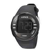 Lorus Digital Quartz Watch with Silicone Strap